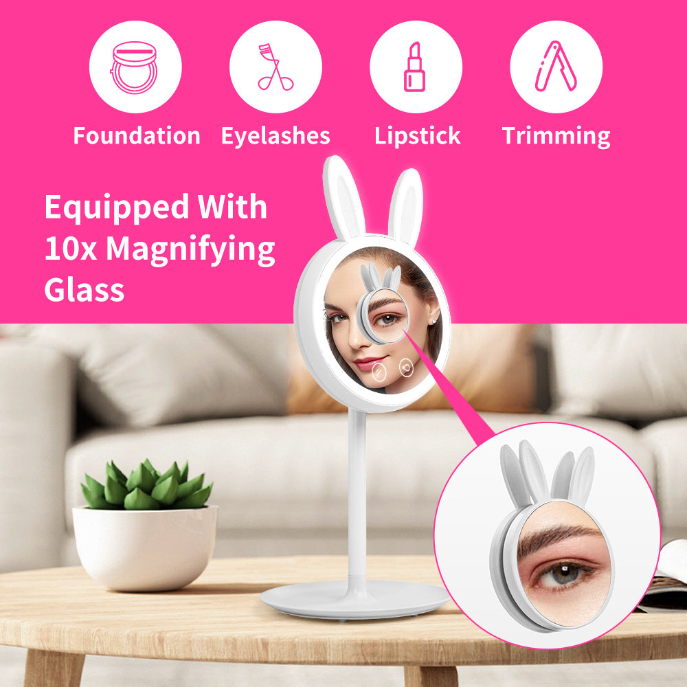 Cute Bunny Makeup Mirror