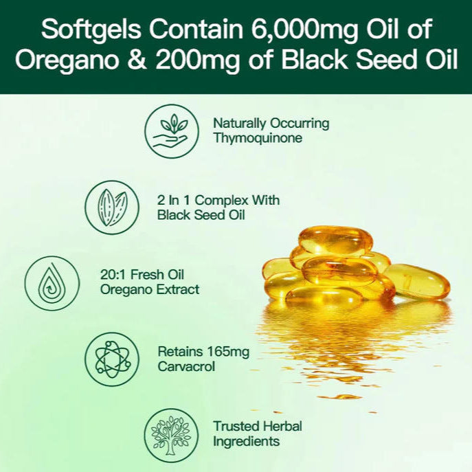 Oregano Oil Capsules Butter Soft Capsules 300 Tablets Soft Capsules