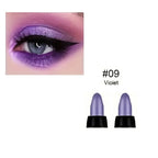 16 Colors Pearlescent Eyeliner, Color Glitter Waterproof Long-Lasting Eye Makeup Non-Smudge Eyeliner