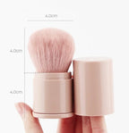 Quality Portable Convenient Retractable Makeup Brush Makeup Tools Accessories For Foundation Powder Eyeshadow Large Loose Powder Blush