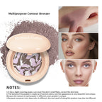 Natural Nose Shadow Blush Highlight Bronzing Powder