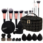 47 Sets Of Beauty Tools Combination Cosmetic Bag Makeup Brush Suit