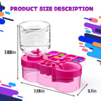 New Paint Brush Cleaner with Drain Button Automatic Water Circulation Paint Brush Cleaning Machine Cleaning Bucket Art Tools