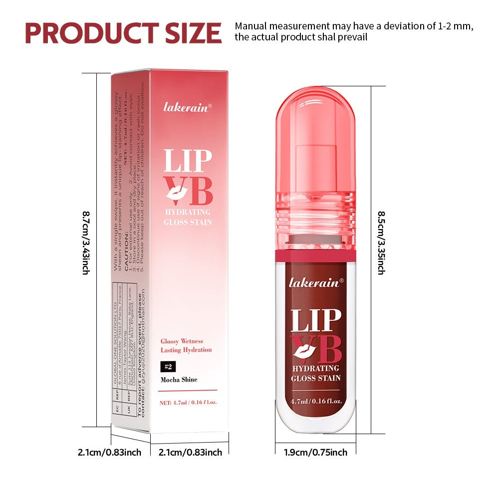 Lakerain Vitamin B Gloss Lip Lacquer Nourishing Hydrating And Moisturizing