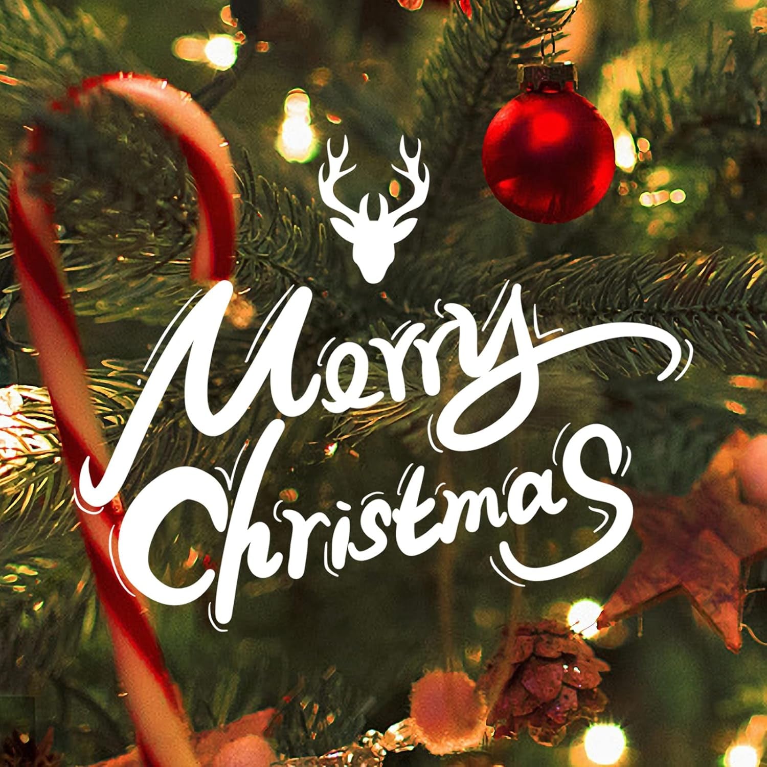 Christmas Press on Nails Medium round Fake Nails Glossy Glue on Nails Xmas Oval Acrylic Nails Candy French Tip Artificial Nails Snowflake Stick on False Nails with Design 24 Pcs