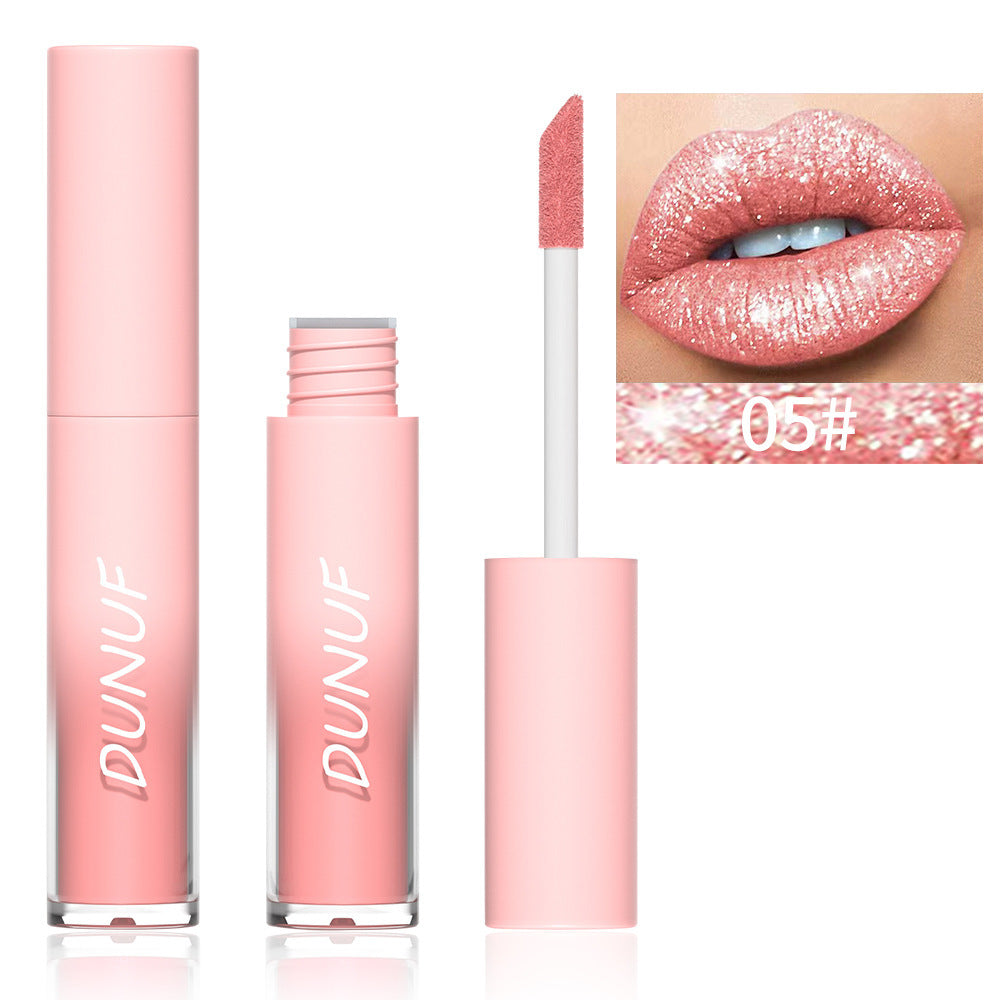 DUNUF 18 Color Diamond Lipstick Lip Gloss