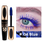 5D Silk Mascara with Big Eyes, Strong and Lasting Black Content and Length, Waterproof and Non-Caking, and Prolonged Mascara.