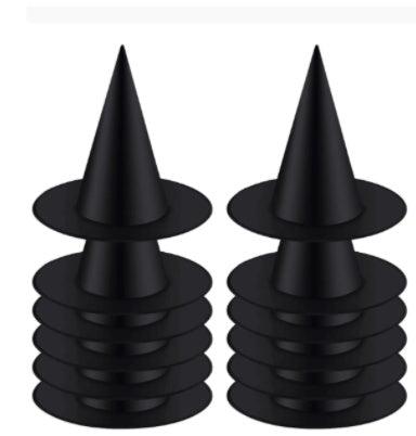 Halloween Hat Black Oxford Cloth Wizard's Hat Makeup Costume Props
