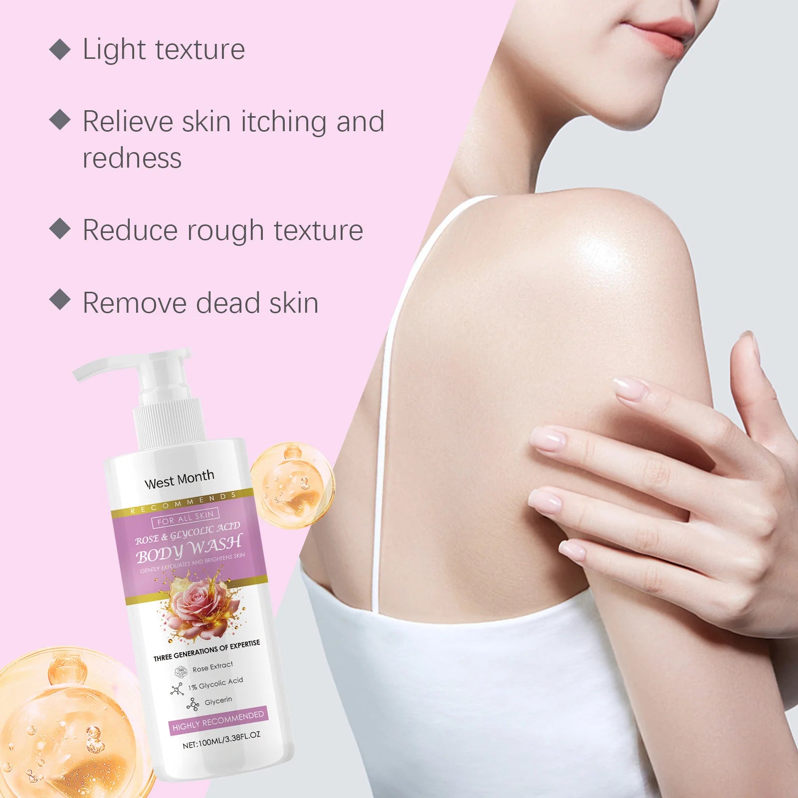 Gentle Cleansing Wash Nourishes Skin Softly