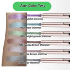 B02 Rose Brown Shimmer Eyeshadow Stick - Blendable Creamy Eye Brightener, Waterproof Long Lasting Crayon, Smooth Eye Highlighter & Liner