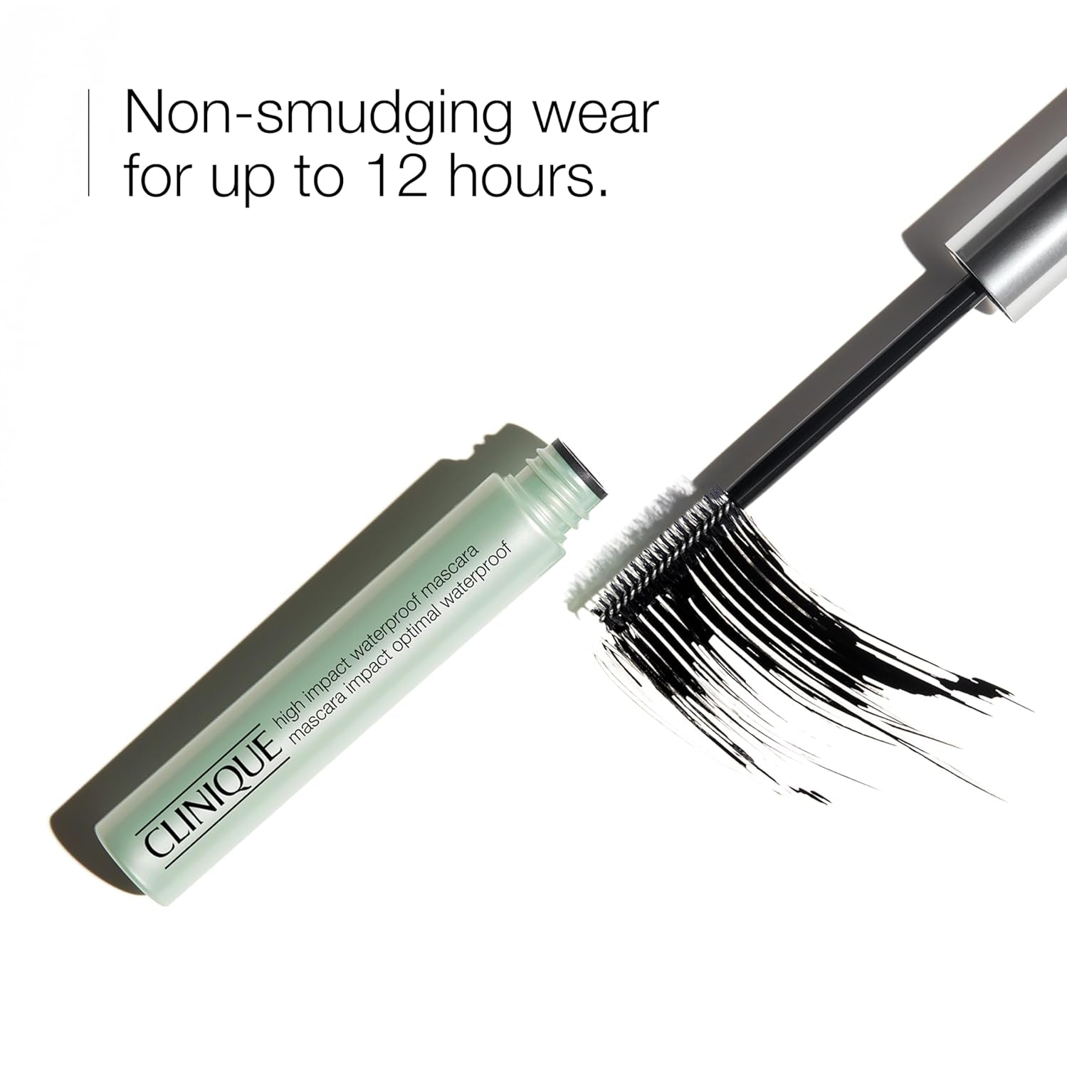High Impact Waterproof Mascara | Lengthening, Volumizing, Smudge-Proof + Safe for Sensitive Eyes