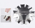 1Pcs Easy French Cut V-Shape Tips Manicure Edge Trimmer C-Curve/Oval Shape Trimmer Steel Line Tools Nail Art Acrylic Cutter AM01