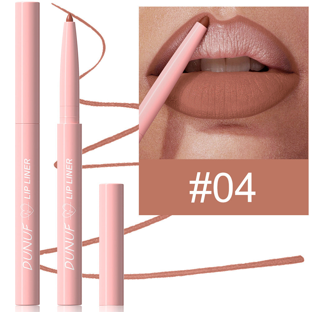12 Colors Easy To Color Velvet Matte Lip Liner