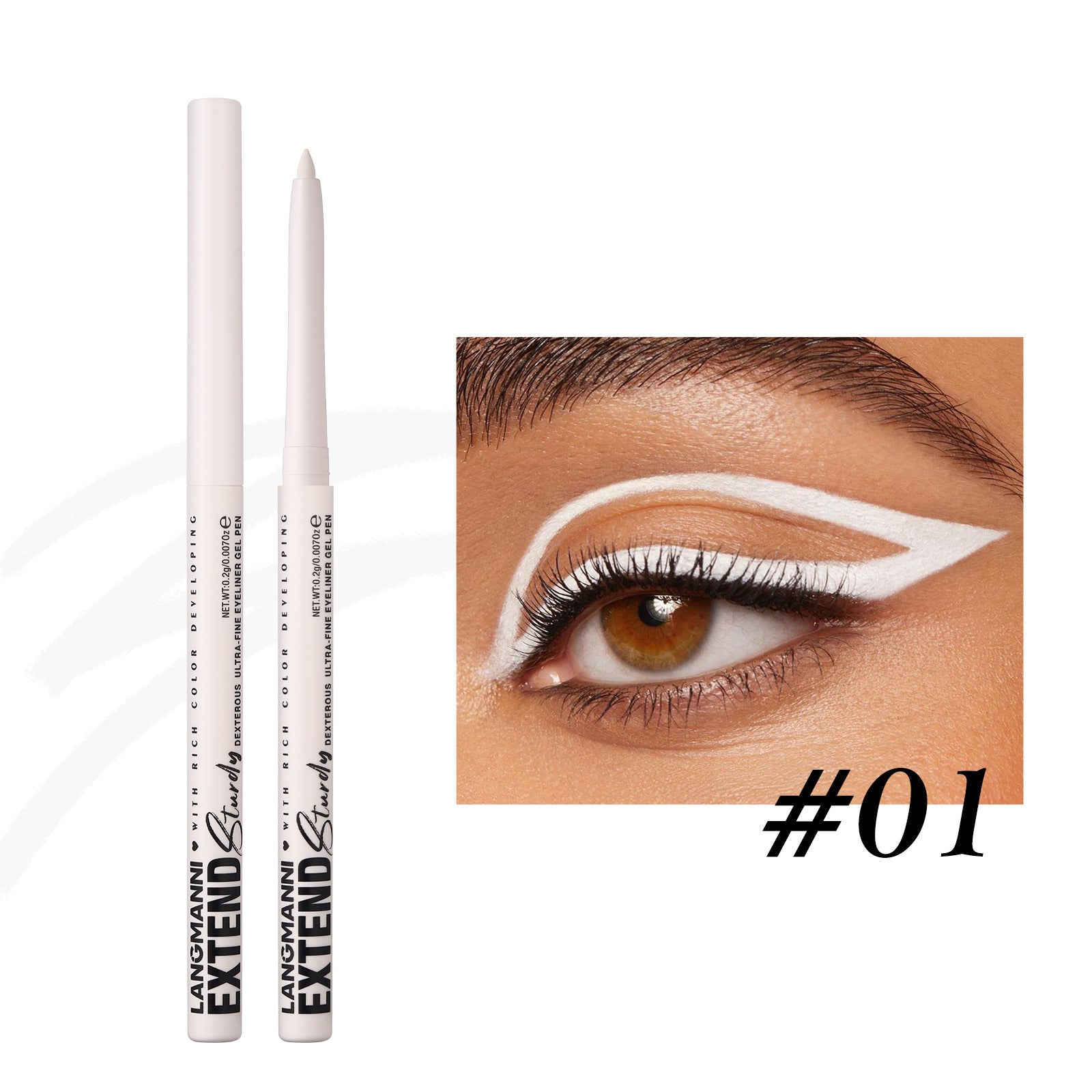 Colorful Gel Glitter Eyeliner Pencils Waterproof & Smudgeproof For Party, Halloween, Cosplay Makeup 12 Vibrant Shades