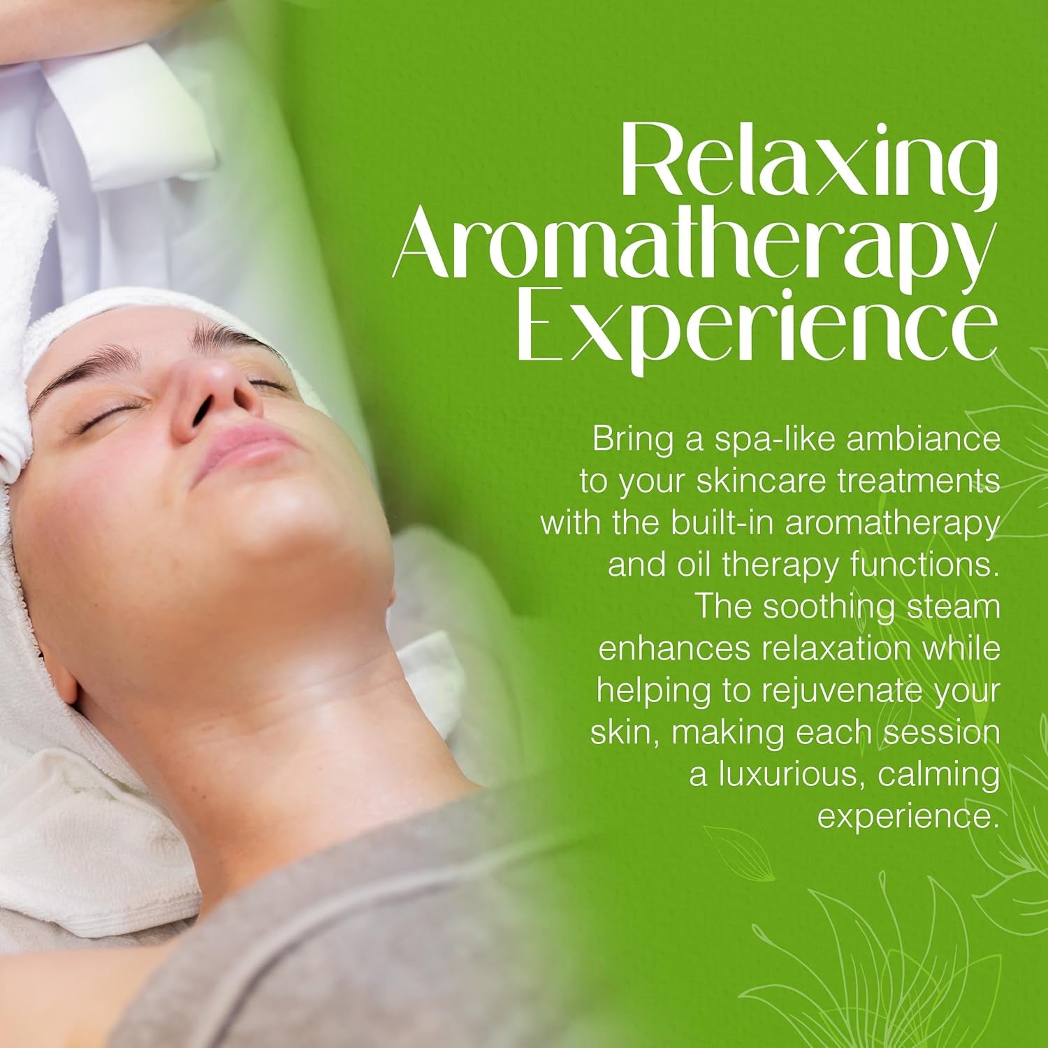 Basic Digital Ozone Facial Steamer for Esthetician with Silent Timer, Digital Controls & Aromatherapy, Professional Grade with Stand, 20 Lbs