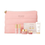 MZ SKIN Hydra-Bright Gold Eye Mask - Collagen-Infused Hydrogel Treatment for Puffiness, Dark Circles and Fine Lines, with Niacinamide, Hyaluronic Acid & Gold Nano Particles, Fragrance Free