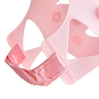 Red LED Light Photon Therapy Vibration Soft Gel Face Mask Massager anti Wrinkles