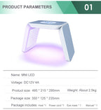 7 Colors PDT LED Light Therapy Facial Mask Rejuvenation Nano Sprayer SPA Machine