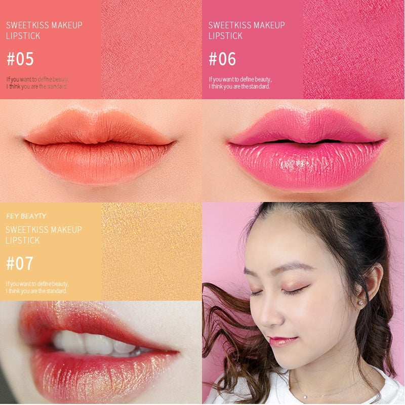 Fey Beauty Cameo Brown Nude Lipstick Moisturizing Lipstick No Stain On Cup Non-fading Milk Tea Yellow Skin One Piece Dropshipping