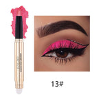 Pink Eye Shadow Stick Makeup Cosmetics Eye Brightener Stick Cream Eye Shadow Pencil Shimmer Eyeshadow Stick Set for Eye Makeup Christmas Birthday Gift for Women (Fluorescent Pink Shimmer)