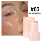 6 Colors Thin And Glittering Jelly Highlighter Brightening