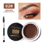 6Color Wild Eyebrow Styling Eyebrow Cream Styling Eyebrow Gel Soap Wax White Eyebrow Cream
