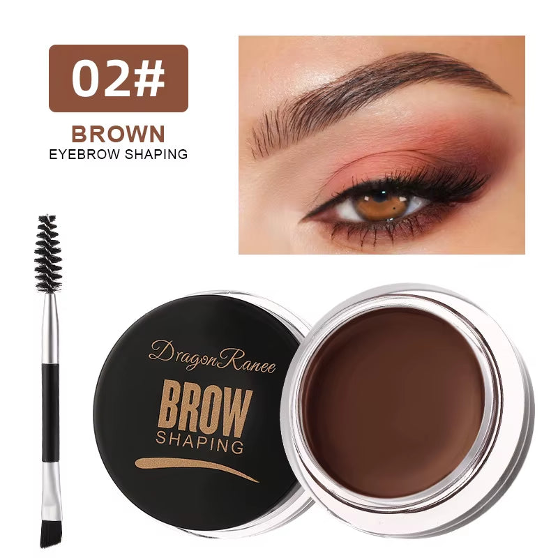 6Color Wild Eyebrow Styling Eyebrow Cream Styling Eyebrow Gel Soap Wax White Eyebrow Cream
